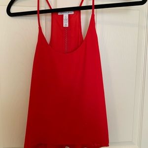Red tank top